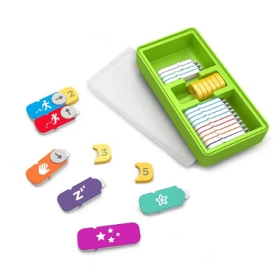 Immagine di Osmo Coding Family Bundle for iPad &amp; Fire Tablet Pacchetto Famiglia di codifica Pack (2020), età: 5 10+, Colore Jam, Awbie, Duo, STEM Toy Base Required, 902 00023