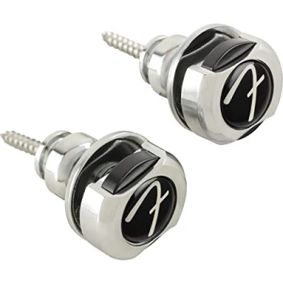 Immagine di Fender Infinity Strap Locks per Chitarra e Basso Rotazione a 360 Cromato