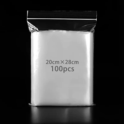 Immagine di Bustine Trasparenti Richiudibili,Sacchetti Plastica Trasparente Piccole,Buste con Chiusura Sacchetto Zip Lock Riutilizzabile, Ispessimento e Durevole