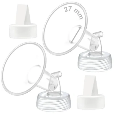 Immagine di Maymom Flangia da 27 mm e valvola a becco d&#039;anatra compatibile con Spectra S1 S2 9 Plus Non Originale Pompa Parti Sostituire