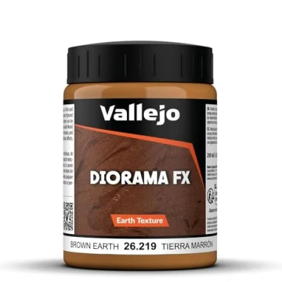 Immagine di Vallejo Colore Acrilico Modello 200 ml Stone Textures Brown Earth