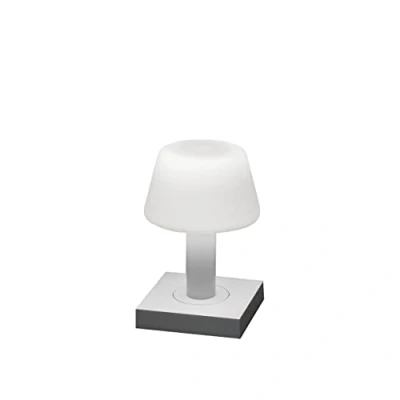Immagine di Konstsmide Lampada LED da tavolo Monaco esterni accu, bianco