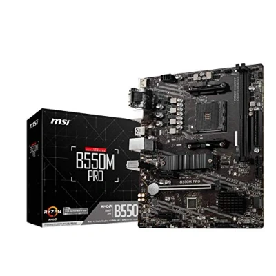 Immagine di MSI B550M PRO Scheda madre (AMD Ryzen 3000 3rd Gen AM4, DDR4, M.2, USB 3.2 1, DP, HDMI, Micro ATX)