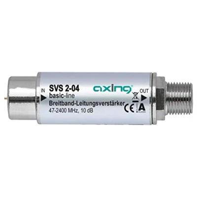 Immagine di Axing SVS 2 04 Amplificatore di Linea per Segnali Satellitari e Antenna, 10 dB, 47 2400 MHz