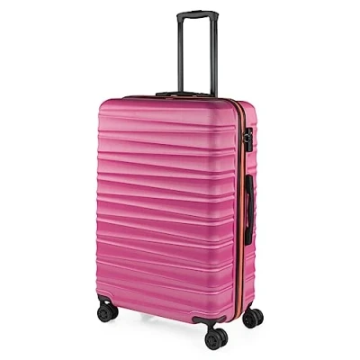 Immagine di JASLEN Valigia Media da Viaggio Rigide. Trolley Medio con 4 Ruote. Materiale ABS Rigida in Offerta Resistente e Super Leggero 20 kg Lucchetto TSA, Fucsia
