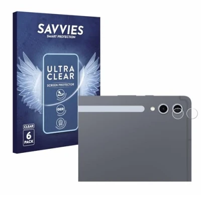 Immagine di savvies (6 Pezzi Pellicola Protettiva per Samsung Galaxy Tab S10 Plus 5G (SOLO Fotocamera) Protezione Schermo Trasparente