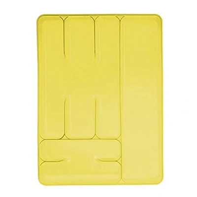 Immagine di Excelsa Rainbow Portaposate 6 Scomparti, Polipropilene, Giallo, 33 x 25