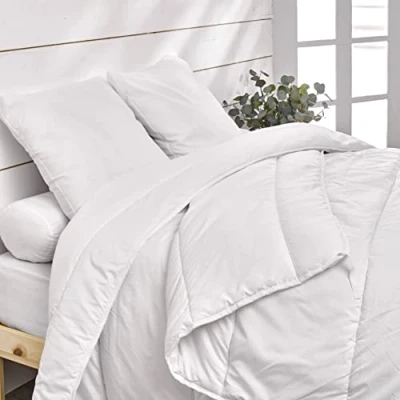Immagine di Bleu Câlin Coperta Matrimoniale per tutte le stagioni, 3 in 1, 240 x 260 cm, Bianco, ktd32i