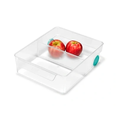 Immagine di Joseph FridgeStore Cassetto Organizzatore per Frigorifero, Extra Large, con Maniglia e Ruote, senza BPA