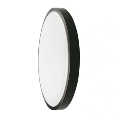 Immagine di VT 8618 18W LED DOME LIGHT COLORCODE:6500K ROUND,BLACK FRAME IP44