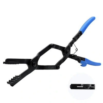 Immagine di CCLIFE Pinza a morsetto doppio snodo, lunghezza 440 mm, Stringitubo per Auto Accessorio Officina