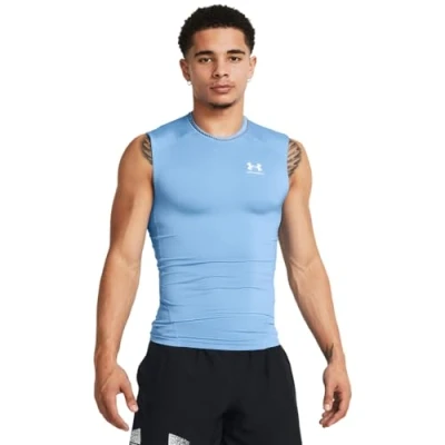 Immagine di Under Armour UA HG Comp SL Canotta traspirante, comoda camicia funzionale da uomo, M