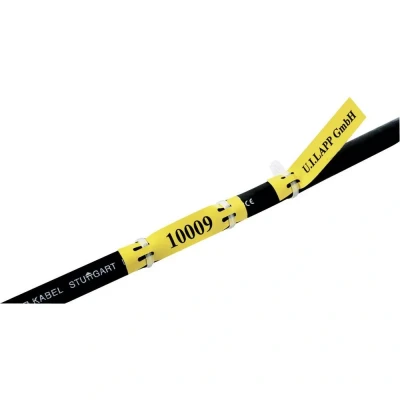 Immagine di LAPP 83254750 LFL2H YE/WH Etichetta per cavi Fleximark 35 x 9 mm Colore campo di marcatura: Giallo Numero etichette: 40