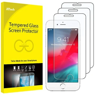 Immagine di JETech Pellicola Protettiva per iPhone 8 Plus / 7 6s 6 Plus, Vetro Temperato, Pacco da 3