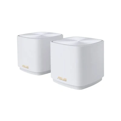 Immagine di ASUS ZenWiFi XD4 Plus Sistema Mesh WiFi 6 AX1800 (fino a 306 m², AiMesh, AiProtection, Parental control, Router App), set da 2, Bianco