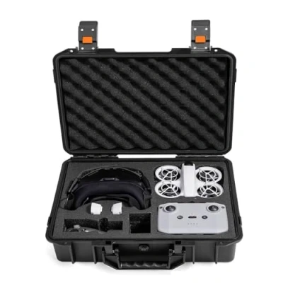 Immagine di DJYILUF custodia rigida per DJI Neo, impermeabile portatile compatto Mavic occhiali volanti N3, accessori drone, Nero , Product size: