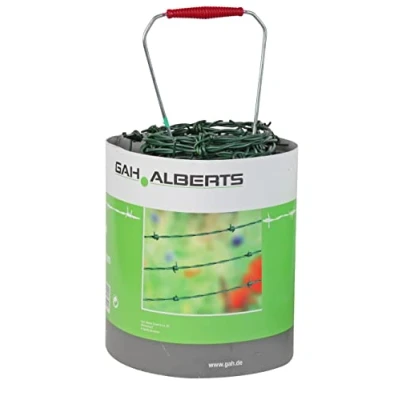 Immagine di Alberts 530099 Filo spinato, 50 m, colore: verde
