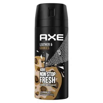 Immagine di Axe Spray per il corpo Collision Leather &amp; Cookies, senza sali di alluminio, 150 ml