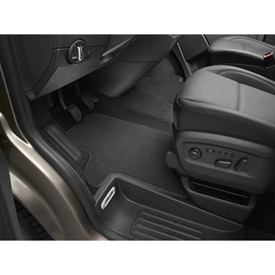 Immagine di Volkswagen Original VW Premium tappetini in Velours 2 Pezzi Anteriore Transporter T5 T6 Multivan California Caravelle * Pulsante Tessuto 7e1061275awgk