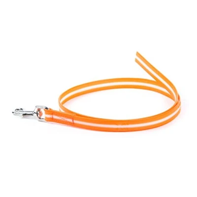 Immagine di Julius K9 IDC Lumino Guinzaglio Senza Manico, 19 mm x 1 m, Arancione (UV)