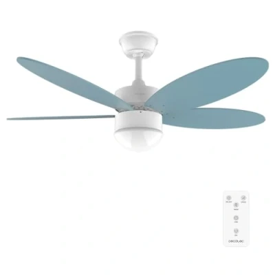 Immagine di Cecotec Ventilatore da soffitto con luce EnergySilence Aero 4260 Sky. 40 W, motore DC, diametro 42&quot; 5 pale reversibili, LED, telecomando, timer, 6 velocità