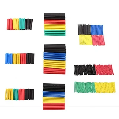 Immagine di ARCELI 328 Set di Tubi termorestringenti per PC, SIM e Nat Ratio 2: 1 isolanti Guaine isolati termicamente (8 Formati / 5 Colori)