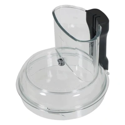 Immagine di SPARES2GO Coperchio di ricambio compatibile con robot da cucina Magimix CS4200XL CS5200XL (trasparente manico nero)