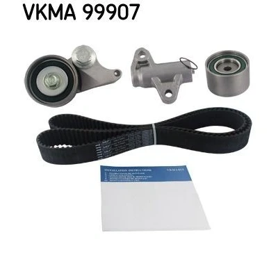 Immagine di SKF VKMA 99907 Kit cinghia di distribuzione 191 con ammortizzatore serraggio, Rullo tenditore profilo dente arrotondato