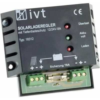 Immagine di IVT Shunt Regolatore di carica PWM 12 V, 24 V 8 A