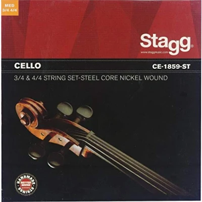 Immagine di Stagg CE 1859 ST Muta di Corde per Violoncello, 4/4 3/4)