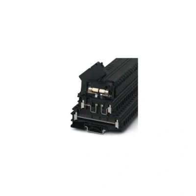 Immagine di Phoenix Contact UKK 5 HESILED 24 (5X20) 3026654 Morsetto componibile portafusibili Numero Poli (num): 4 0.2 mm² Nero 50 pz.