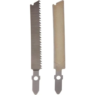 Immagine di Leatherman Sega e Lima Sostitutive, Compatibili con i Modelli Surge Nero Argento, Acciaio Inossidabile