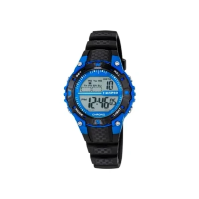 Immagine di Calypso Orologio digitale Unisex, con Display LCD e cinturino in plastica, colore: nero, 5 K5684