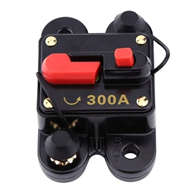 Immagine di Interruttore di Circuito Automatico Reset Fusibile per Auto Nave Bicicletta, Portafusibile da Circuito,12V 24V 80 300A(300A)