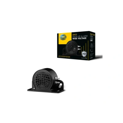 Immagine di HELLA Avvisatore di retromarcia BM10 110dB(A) Tono forte ECE Colore alloggiamento/sede: nero avvitato Spina: Contatto a vite Quantità: 1 3SL 009 148 141