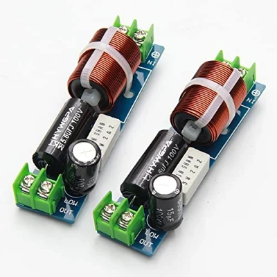 Immagine di JINGERL 60 120W 3away Audio Speaker Crossover Auto Frequenza Divisori Midrange Speakers Filtro 2pcs