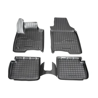 Immagine di Recambo Tappetini in gomma 3D per Fiat Panda a partire dall&#039;anno di costruzione 2012 su misura con bordo