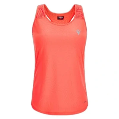 Immagine di Macron Run Start SCD GAENOR Tank Print NCOR/DNCOR Wmn, Canotta Donna, Corallo, M