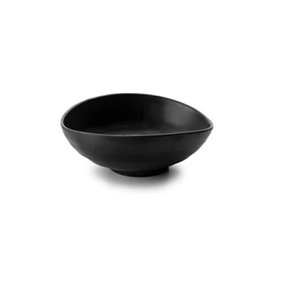 Immagine di Lacor Piatto ovale in melamina 24 x 20 7 cm nero