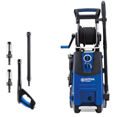 Immagine di Nilfisk idropulitrice P 180 bar con motore a induzione, ad acqua pressione per casa, esterni e pulizia auto, blu