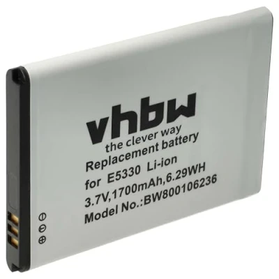 Immagine di vhbw 1x batteria sostituisce Huawei HB554666RAW, HB5F2H per hotspot modem router portatile (1700mAh, 3,7V, Li Ion)