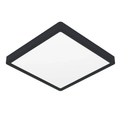 Immagine di Eglo connect.z Fueva 6 Z Plafoniera LED per bagno, Smart Home, uso con ZigBee, app e controllo vocale Alexa, luce bianca calda fredda, RGB, dimmerabile, nera, IP44, 29 x cm