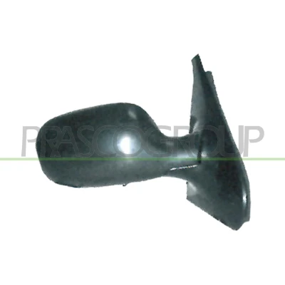 Immagine di Specchio retrovisore esterno Prasco RN3227113P Premium Dx nero manuale regolabile dall&#039;interno, Regolazione:comando cavo flessibile, convesso