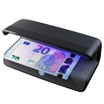 Immagine di Safescan 55 LED Verifica con luce UV ultra luminosa, Controlla, carte di credito e documenti d&#039;identità, 3 potenti luci LED, Controllo