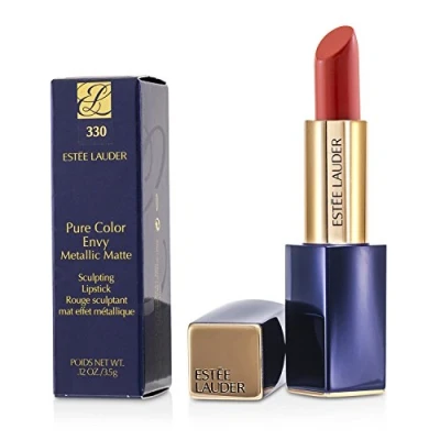 Immagine di Estée Lauder Rossetto Vellutato Scolpente Matte, 330, Sizzling Metal, 3.5 g