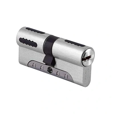 Immagine di IFAM Cilindro di Alta Sicurezza WX1000, 35x35 mm, Serratura per Porta Esterna, Profilo Europeo, Resistente All&#039;Effrazione, Anti Scasso, Trapano, Bumping, Include 5 Chiavi, Colore Nichel