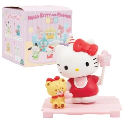 Immagine di Hello Kitty Blind Box Serie Ode To Joy, Kuromi e i Loro Amici, 1 Figura Pop a Sorpresa su 9, Unboxing ed Arrivo Casuale, Mini Trasparente 7x7cm, Collezionabile, Giochi Preziosi