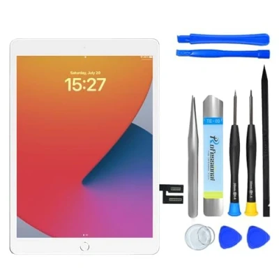 Immagine di NB+ Schermo di ricambio per iPad 7th 8th Tab 10.2&quot; (A2197 A2198 A2200 A2270 A2428 A2429 A2430) Generazione Touch Screen Digitizer 2019/2020 Adesivo preinstallato (non display LCD)
