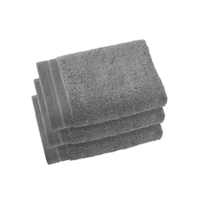 Immagine di De Witte Lietaer Contessa Luxe Set di 3 asciugamani per ospiti, in cotone, 40 x 60 cm, colore: Grigio acciaio