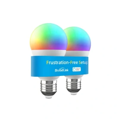 Immagine di Broadlink BLE Flash Setup Smart Bulb LB4E27F, A60/E27/9W/800LM, Color Changing with Music Sync, Works Alexa (2)